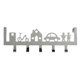 thumbnail image 1 of Colgador Acero Cromado Plateado Con 5 Ganchos Ciudad Namaro Design OR-430353, 1 of 3
