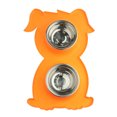 thumbnail image 2 of Cuenco doble para perros con alimentación para mascotas de agua y comida de acero inoxidable Durables 48x34x5.5cm - naranja, tal se describe Sunnimix Cuenco doble para perros, 2 of 8