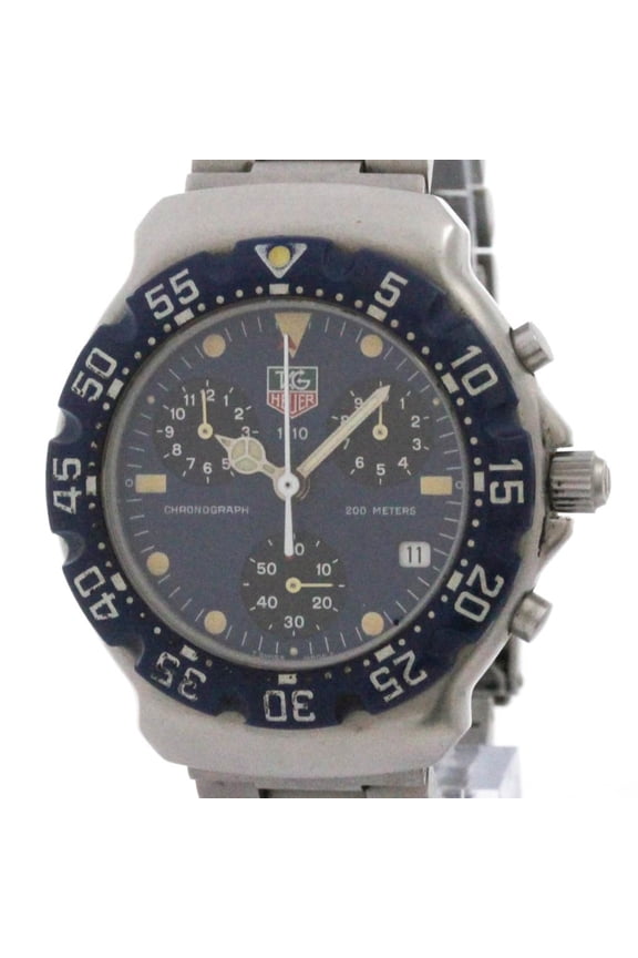 Pre-Owned TAG HEUER 2000 Formula 1 Chronograph Steel Quartz Mens Watch CA1210