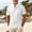 White, variant on Mens Knit Henley Pullover Shirts Short Sleeve Ribbed Textured Shirt Casual Vacation Beach Shirts White