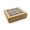 Kraft, variant on Gretel Baking Treat Boxes, Window & Dividers, 9 Comp Small, Kraft, 20 Pack