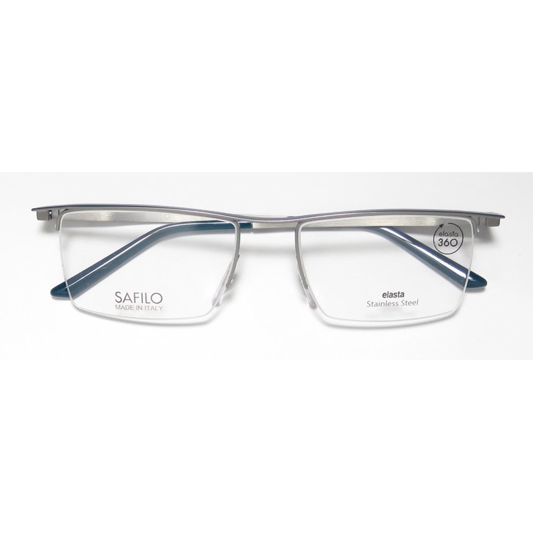 NEW SAFILO ELASTA 1071 MENS/WOMENS DESIGNER HALF-RIM BLUE  display picture 3