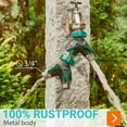 thumbnail image 2 of Hose Splitter 2 Way Heavy Duty, Strong & Durable Garden Y Hose Splitter Connector Metal Body, Faucet Splitter, Hose Adapter, Water Tap Outdoor, Two Way Double Dual Hose Splitter, 2 of 6