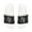 White, variant on Effete Feline Claw Marks Scratch Women Removable-Strap Sandals