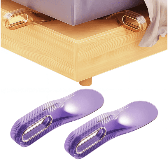 2-in-1 Mattress Lifter & Bed Sheet Tucker Tool, Bed-Making Wedge Set, Ergonomic Mattress Lifting Tool for Easy Sheet Changing (2Pcs/Purple)