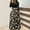 2-Black, variant on Maxi Dresses for Women Long Sleeve Printed Patchwork Dress High Waist Fall Casual Flowy A Line Party Dress