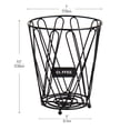 thumbnail image 3 of Mind Reader Single Serve Coffee Pod Holder Storage Organizer, Matte Black, 3 of 7