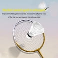 thumbnail image 4 of 1 Pair Badminton Racquet Set, Badminton Set Professional Alloy Badminton Racket with 3 Shuttlecocks Carrying Bag for Beginner Adult, 4 of 7