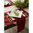 thumbnail image 1 of Design Imports Z02425 Serviette Vichy Rouge et Noir - Ensemble de 4, 1 of 3