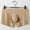 Beige, variant on YWDJ Underwear for Men Pack Men Solid Color Ice Silk Seamless One Piece Boxer Briefs Beige M