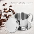 thumbnail image 4 of Coffee Pot, Detachable Compact Portable Coffee Drip Filter, Office Travel For Home Camping Silver, 4 of 8