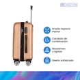 thumbnail image 3 of Maleta de Mano ABS Check In, Carry-on, Capacidad 8 kg dorado Unitalla, 3 of 13