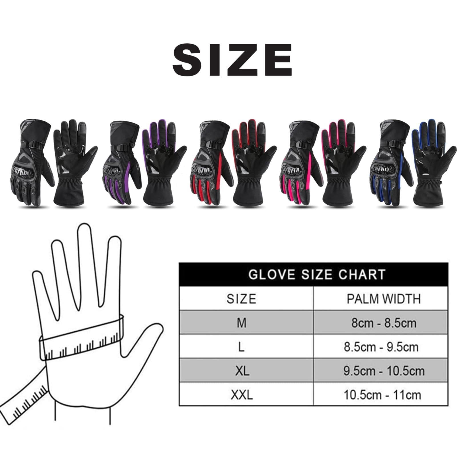 Clearance Gloves under $10,The Insulated Motorcycle Gloves 2025 New Motorcycle Gloves With Two Finger Touchscree Inter Riding Motorcycle Gloves For Women Men Stay