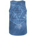 thumbnail image 2 of Sacred Geometry Icosahedron Crystal Wind All Over Mens Tank Top, 2 of 2