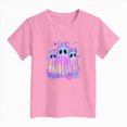 thumbnail image 5 of TOWED22 Cute Retro Halloween Tees Toddler Girls Cute Ghost Graphic Tshirt Spooky Season Short Sleeve Fall Tops,1-2 Y, 5 of 5