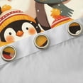 thumbnail image 4 of Manfei Cartoon Animal Lover Black Out Curtains, Winter Antarctic Penguin Curtains Pack of 2 (42x63 Each), Kawaii Wildlife Bedroom Curtains, Curtains Blackout Room Decor, 4 of 6
