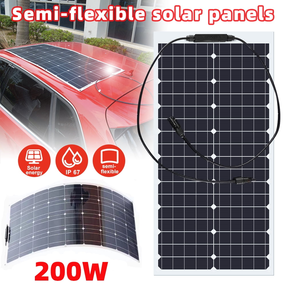 Flexible Solar Panel Module Battery Charger for Automotive Outdoor RV Boat