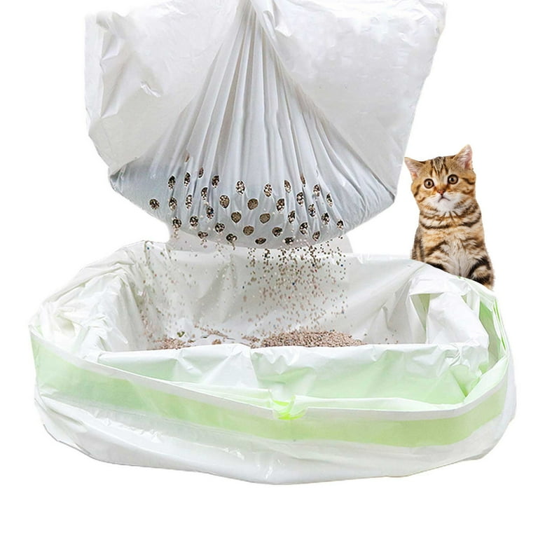 Cat waste outlet bags