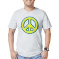 thumbnail image 1 of CafePress - Ukraine Flag Ukrainian Pride Peace Symbol T Shirt - Fitted T-Shirt, Vintage Fit Soft Cotton Tee, 1 of 1