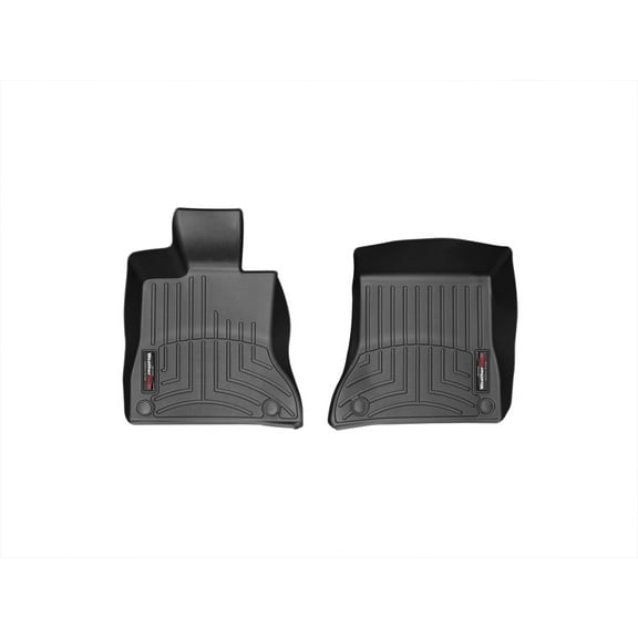 WeatherTech Custom Fit FloorLiners compatible with Mercedes AMG SL 63, AMG SL 65, SL-Class, SL 63 AMG, SL 65 AMG - 1st Row (Driver & Passenger), Black