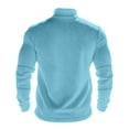 thumbnail image 5 of UVEASISHA Quarter Zip Fleece Sweatshirt Men Stand Up Collar Long Sleeve Pullover Tops Winter Fuzzy Warm Sweatshirts Solid Color Athletic Shirts Sky Blue 3XL, 5 of 10