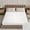 White-Sherpa, variant on Heated Mattress Pad-Fit up to 15 with 6 Heat Settings Single Control & 10 Hour Auto Off,Machine Washable,Mini Twin