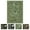 Light Green, variant on Garvee 5'x7' Vintage Floral Area Rugs Washable Botanical Printed Rugs Carpet, Low Pile Non Slip Oriental Rug Stain Resistant Indoor Rugs for Living Room Bedroom Dining Room, Dark Green