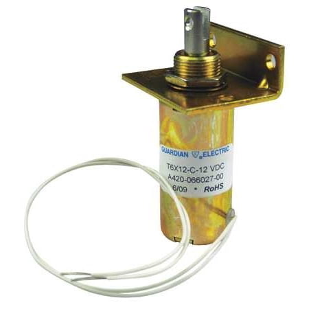 Guardian Electric - T4X7-C-12D - Solenoid, 12VDC Coil Volts, Stroke Range: 1/8 to 1/4, Duty Cycle: