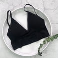 thumbnail image 1 of Señoras Chicas Correas espaguetis cómodo sin costuras Negro Hugo Chaleco Bralette para mujer, 1 of 10