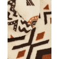thumbnail image 5 of 1pc Plush Hooded Pet Hoodie With Totem Pattern For Both Cats And Dogs In Autumn And Winter, Warm And Cold Resistant, Rice Color, 5 of 5