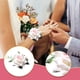 thumbnail image 4 of 2 juegos, flor de muñeca de boda, flor de muñeca de rosa de dama de honor, adecuada para celebraciones de aniversario de boda, bailes, fiestas, decoración del hogar., 4 of 6