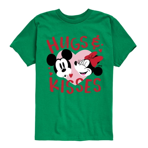 Disney - Hugs And Kisses - Toddler & Youth Short Sleeve Graphic T-Shirt