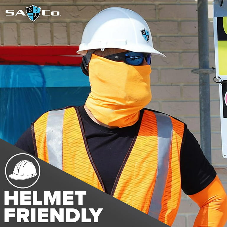 SA Work UV Face Shield 5 Pack: Multipurpose Neck Gaiter, Balaclava, Elastic  Face Mask for Men and Women