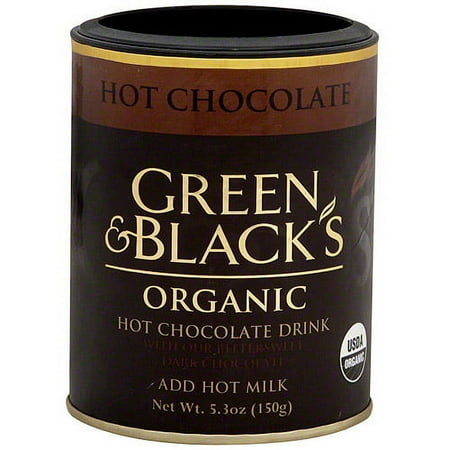 Green & Black's Organic Bittersweet Dark Hot Cocoa Mix, 5.3 oz (Pack of 12)