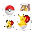 thumbnail image 2 of Pokebola Pikachu Figura de Acción Coleccionable, 2 of 2