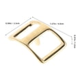 thumbnail image 2 of IDEANATEGRATE 4Ud Hebillas De Cobre Para Con Ajuste Facil Y Acabado En Color Dorado, 2 of 7