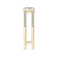 thumbnail image 3 of ANGARA Natural 0.43 Ct. Diamond Classic Stackable Ring in 14K Yellow Gold for Women (Ring Size: 11.5), 3 of 9