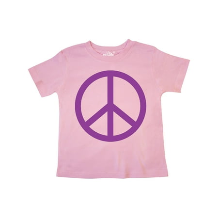 

Inktastic Purple Peace Sign Gift Toddler Boy or Toddler Girl T-Shirt
