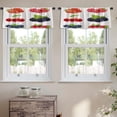 thumbnail image 2 of LALILO Kitchen Curtain Valance Forest Berry Sweet Fruit Berry Rod Pocket Window Curtain 52"x 18" Set of 2, 2 of 5