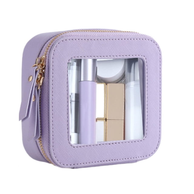 Xihbxyly Bolsa de Maquillaje, Organizador Portátil Compacto para Artículos de Tocador, Almacenamiento Duradero con Cremallera, Elegante Almacenamiento de Viaje, Uso Diario Práctico, para Viajes y Oci
