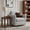 Gray, variant on Modern Swivel Accent Chair with Solid Wooden Base , Contemporary Armchair for Living Room & Bedroom, Gray
