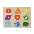 thumbnail image 2 of Child Educational Matching Toy Wooden Puzzle For Kids Assorted Color Eye-Hand Coordination 1 Set, 2 of 3