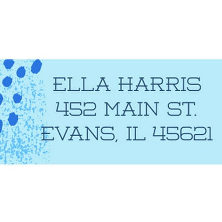 Festive Cut Paper Personalized Address Label