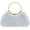 Silver, variant on Elegant Pleated Evening Clutch Purse for Women – Silk Wedding Bag with Detachable Chain, Luxury Party Clutch for Prom, Dinner