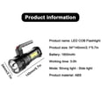 thumbnail image 7 of SSKFHGI LED COB with Side Light Versatile LED Handheld Light for Household Use Lot I3, 7 of 7