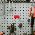 thumbnail image 4 of CATIEBYE No Tools Required Red Pegboard Hook Rack for Spray Bottle and Tool Storage, 4 of 8
