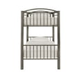 thumbnail image 3 of Weston Home Visalia Kids Convertible Metal Twin over Twin Bunk Bed, Gray, 3 of 8