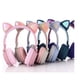 thumbnail image 2 of Audífonos Diadema Gato Rosas hyper innovation Extra Bass Luces Bluetooth inalámbricos XY-205, 2 of 2