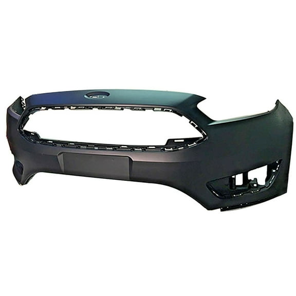 EPOTOOR Plastic Front Bumper Cover Replacement for Ford Focus S Se Sel Titanium w/o Parking Assistance with Tow Hook Hole 2015 2016 2017 2018 191275298770