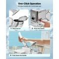 thumbnail image 6 of VEVOR Commercial Ice Crusher 661LBS/H, 350W Electric Snow Cone Machine with 4 Blades, 1400RPM Stainless Steel Shaved Ice Machine with 11 Gal Crushed-Ice Box,, 6 of 9